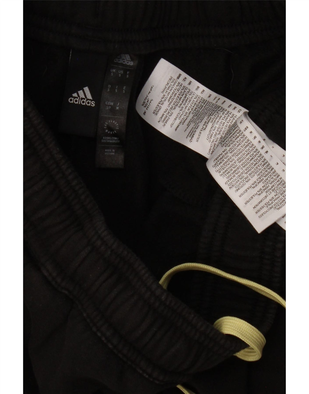 ADIDAS Womens Tracksuit Trousers Joggers UK 10 Small  Black Colourblock