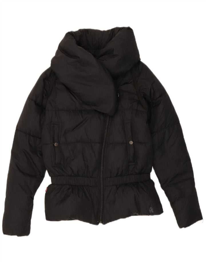 LEVI'S Womens Padded Jacket UK 6 XS Black Nylon