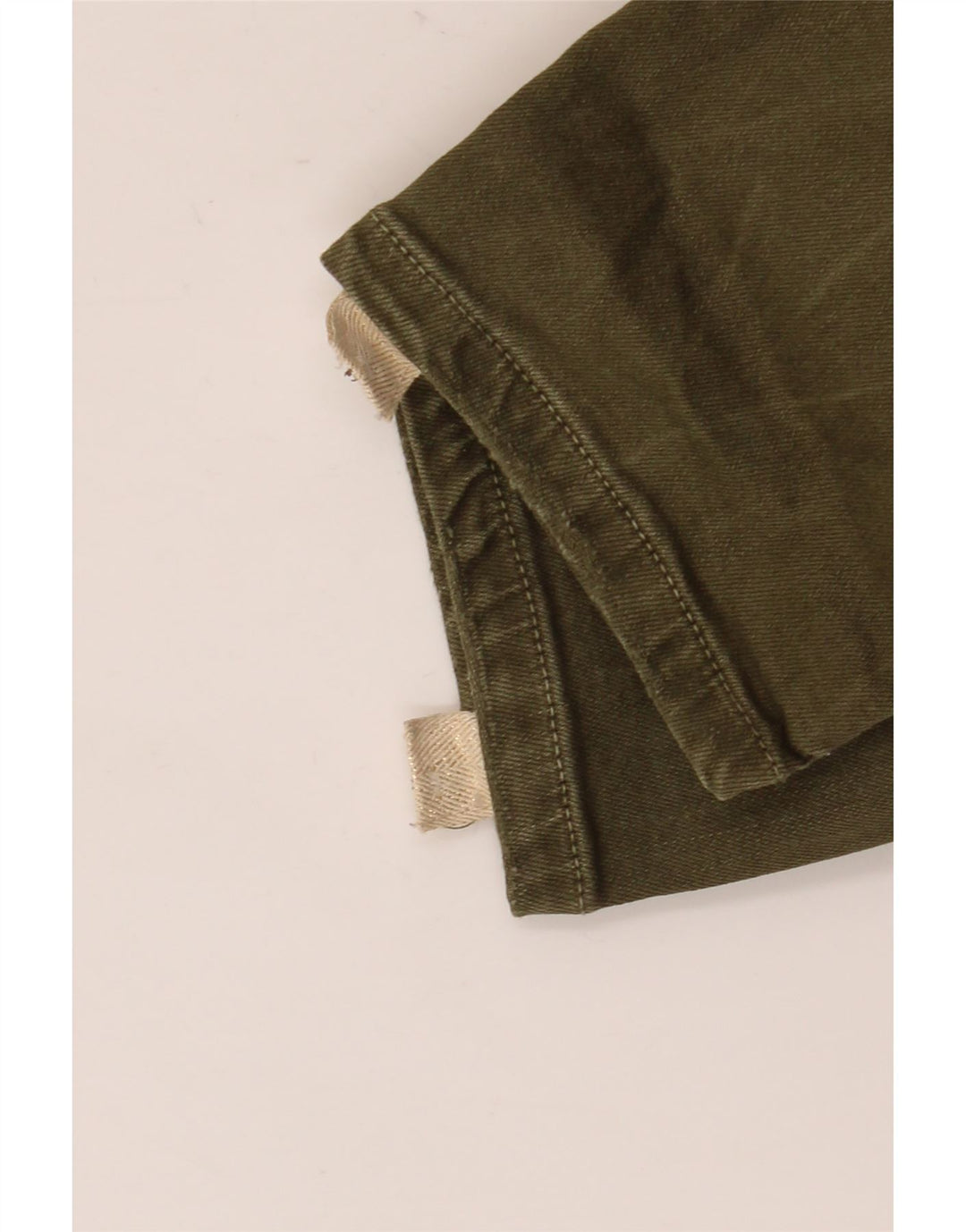 Zara Womens Slim Jeans EU 40 Medium W30 L27 Khaki Colourblock