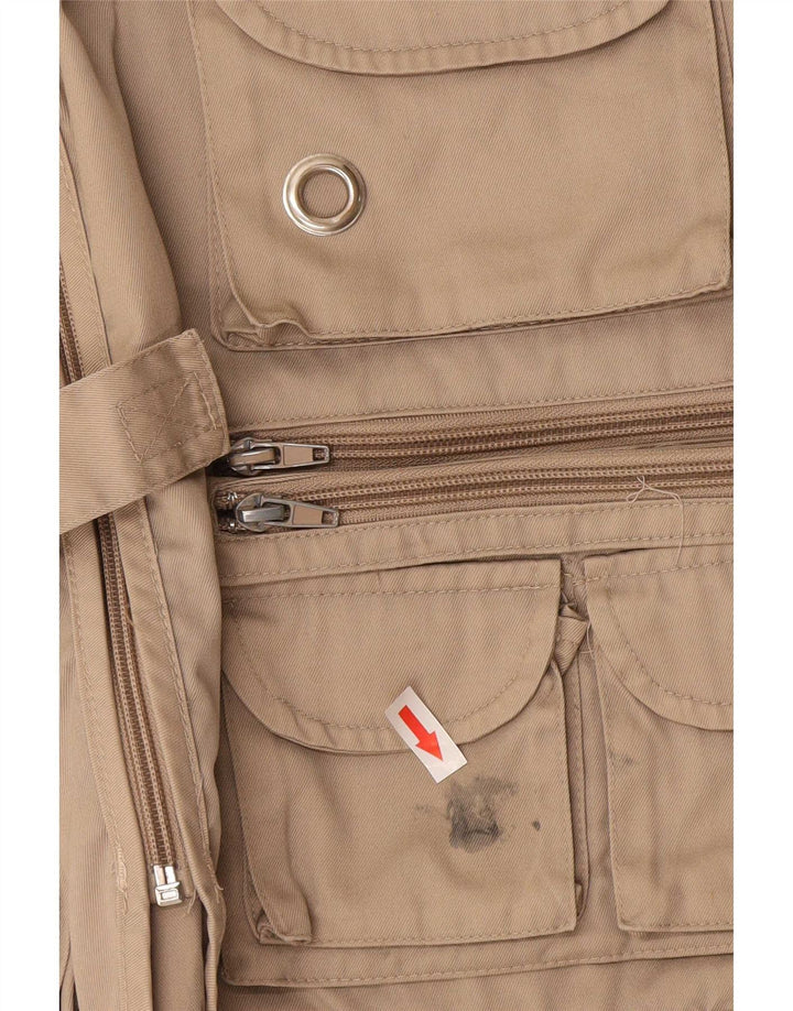 Vintage Mens Utility Jacket UK 40 Large Beige