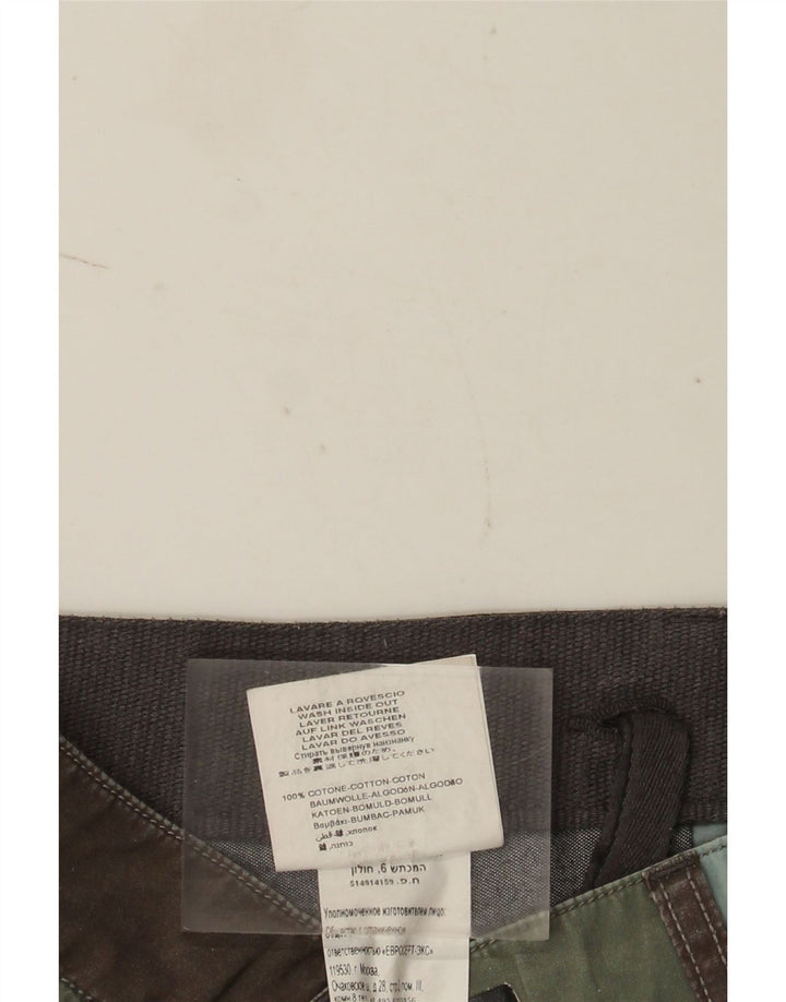 Replay Mens Chino Shorts W30 Medium  Multicoloured Geometric Cotton