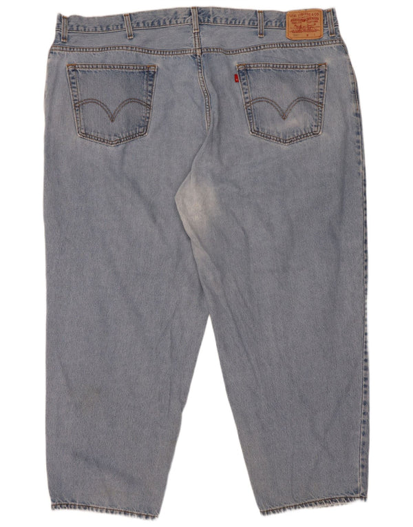 Levi's Mens 560 Comfort Fit Loose Jeans W50 L30 Blue Cotton