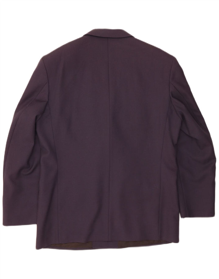 DOUGLAS Mens Double Breasted Blazer Jacket EU 50 Large Navy Blue