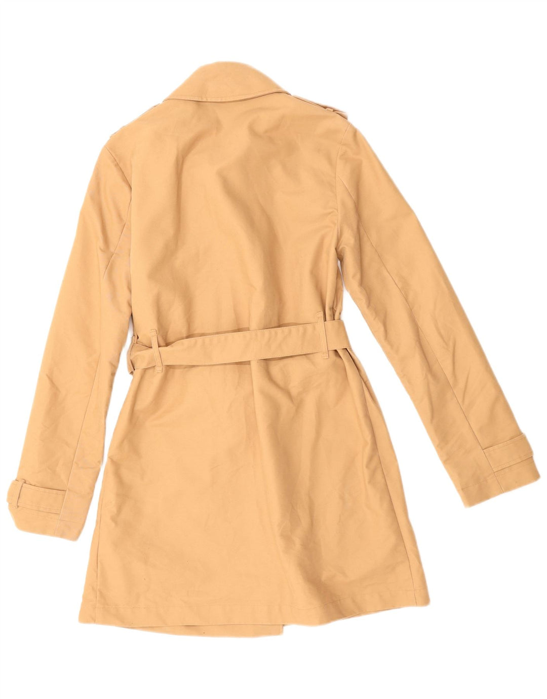 JACK WILLS Womens Trench Coat UK 10 Small Beige Cotton