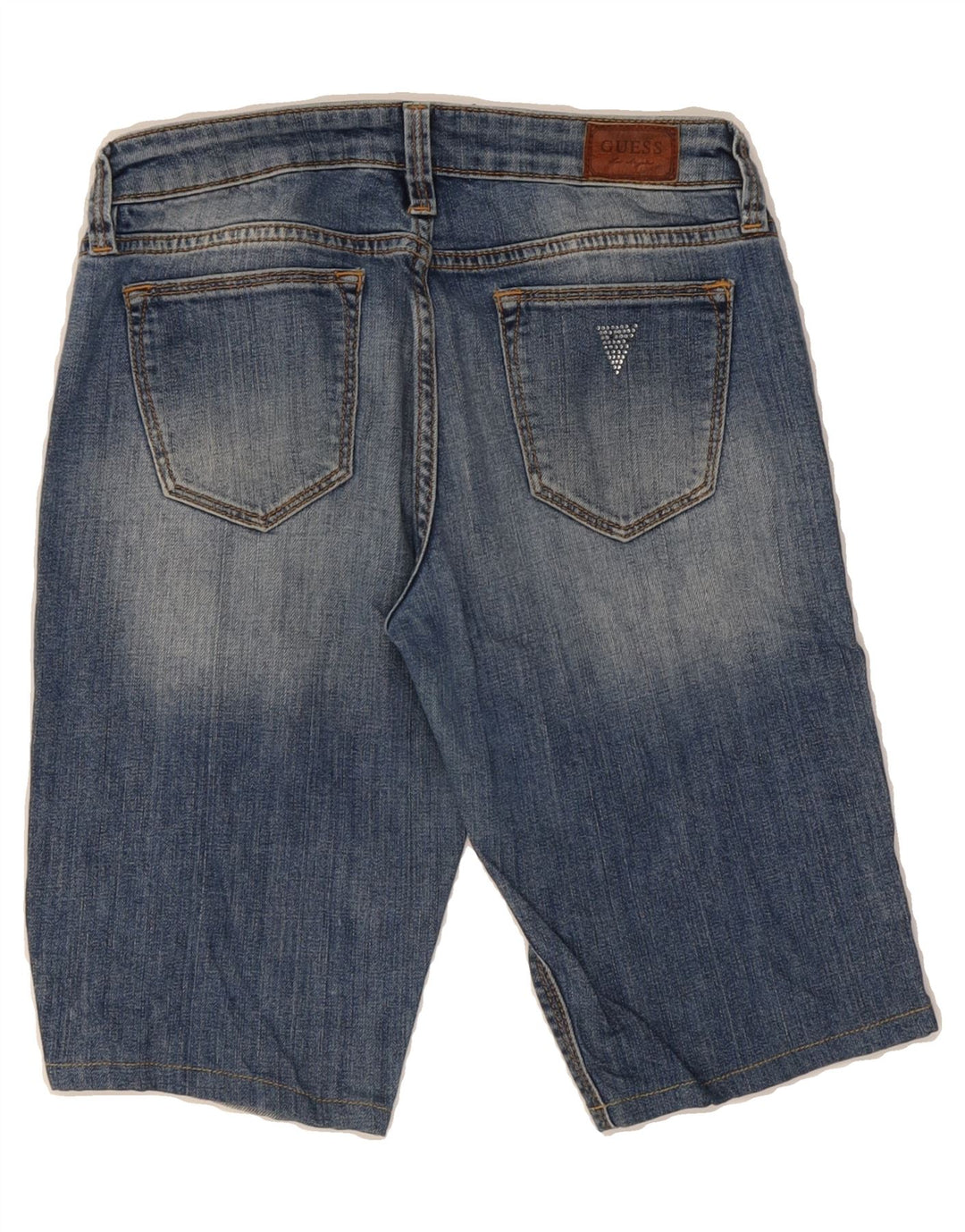 GUESS Womens Beverly Denim Shorts W28 Medium  Blue Cotton Vintage Guess and Second-Hand Guess from Messina Hembry 