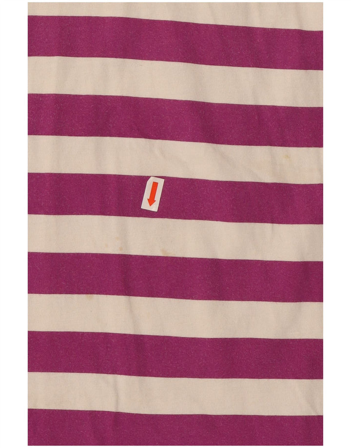 Invicta Mens Polo Shirt Small Purple Striped