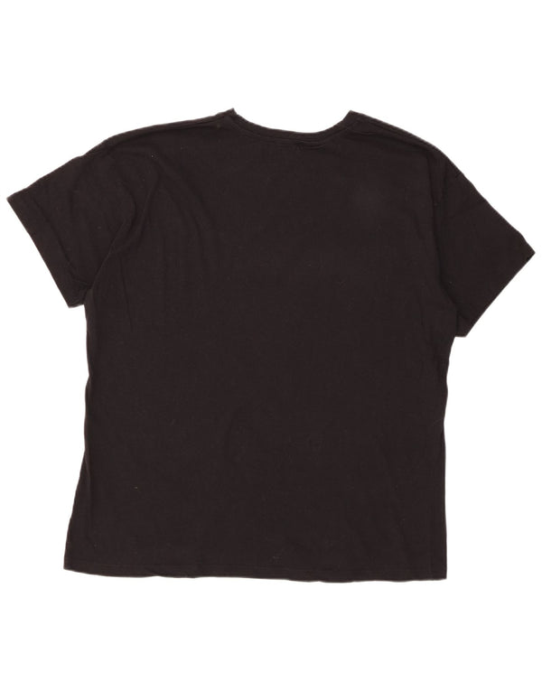 FB Sister Mens One Piece Graphic T-Shirt Top Large Black Cotton