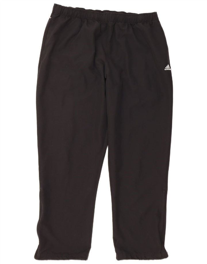 ADIDAS Mens Climalite Tracksuit Trousers 2XL  Black Polyester