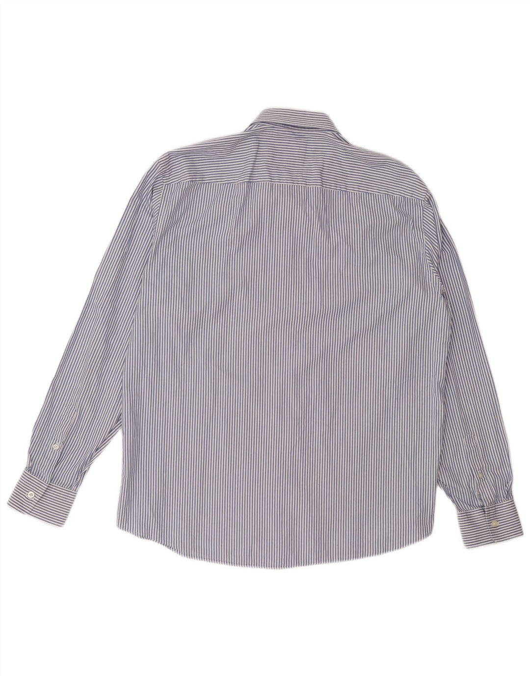 North Sails Mens Regular Fit Shirt XL Blue Pinstripe Cotton