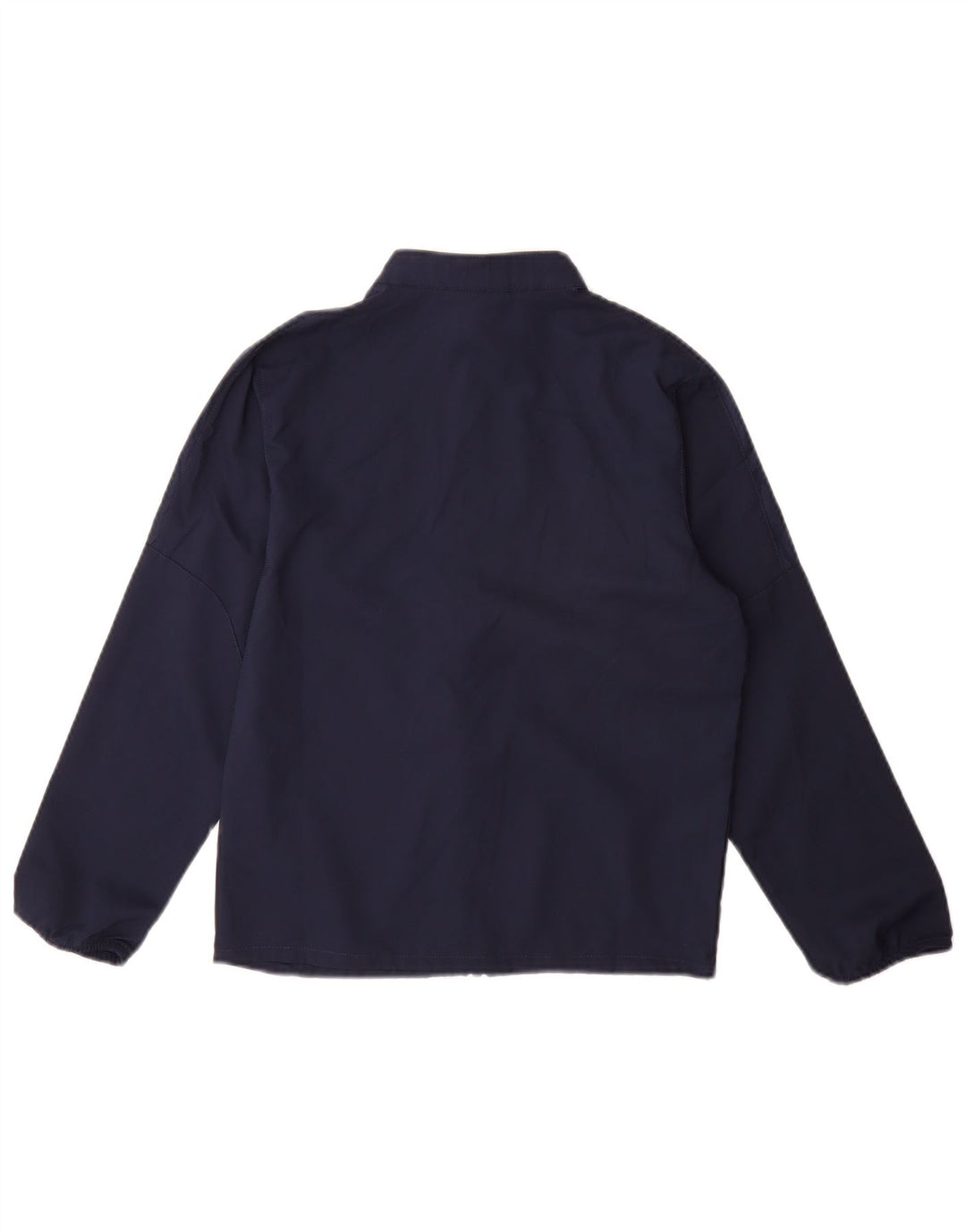Nike Boys Tracksuit Top Jacket 8-9 Years Small Navy Blue Polyester
