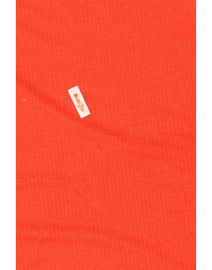 New Balance Mens T-Shirt Top Medium Orange
