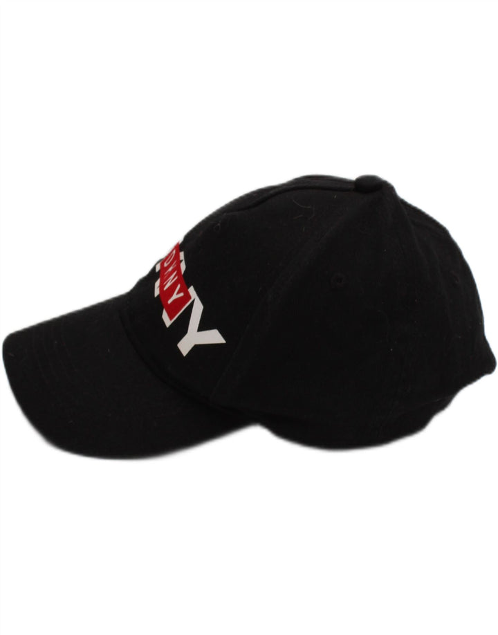 Dkny Boys Graphic Baseball Cap One Size Black Cotton