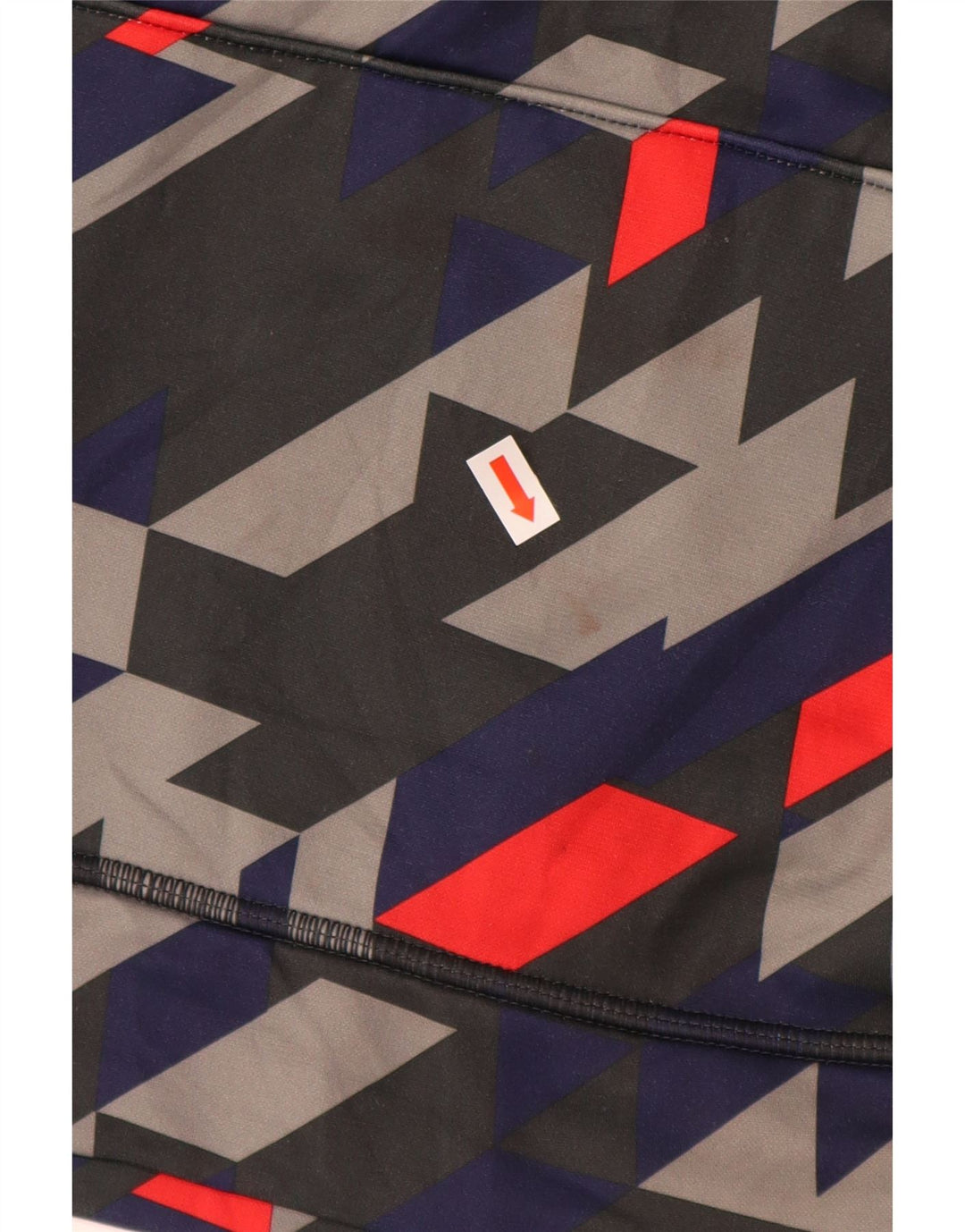 UNDER ARMOUR Girls loose Hoodie Jumper 11-12 Years Large  Red Geometric