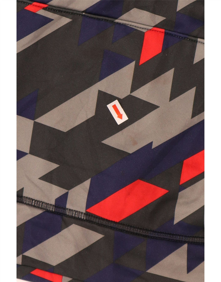 UNDER ARMOUR Girls loose Hoodie Jumper 11-12 Years Large  Red Geometric