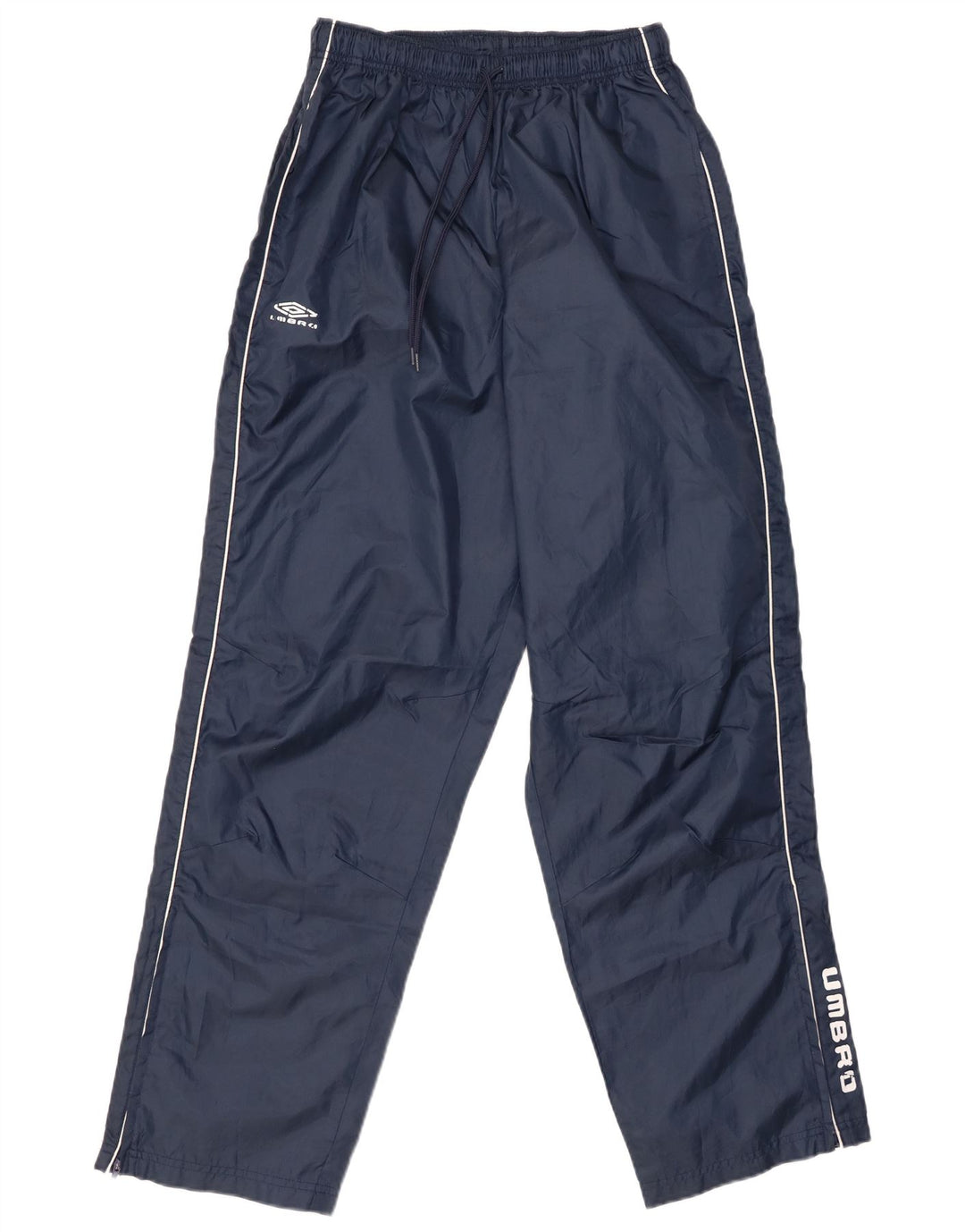 Umbro Mens Graphic Tracksuit Trousers Large  Navy Blue Polyester