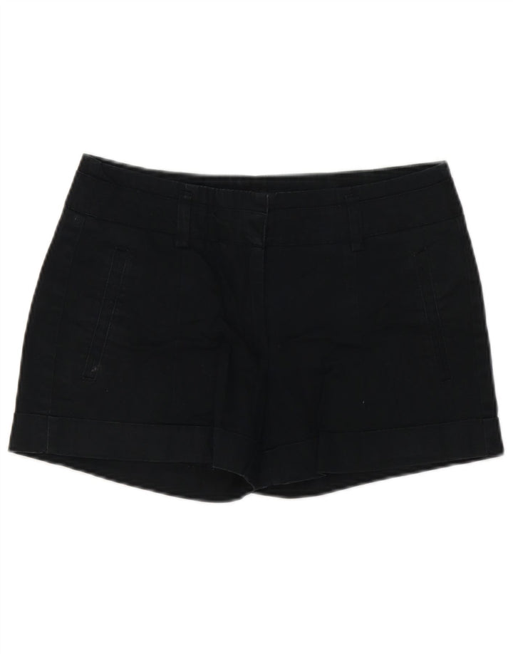 Zara Womens Chino Shorts Small W26 Black Cotton