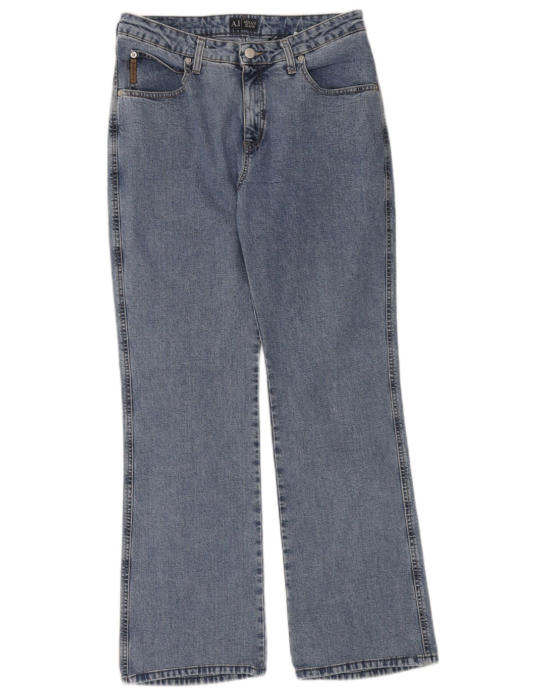 Armani Jeans Mens Bootcut Jeans W32 L30 Blue Cotton