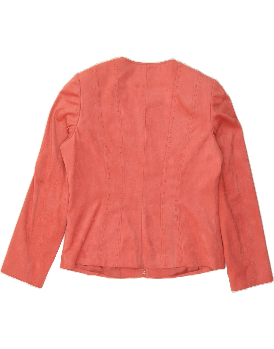 VIYELLA Womens Bomber Jacket UK 14 Large  Pink Polyester Vintage Viyella and Second-Hand Viyella from Messina Hembry 