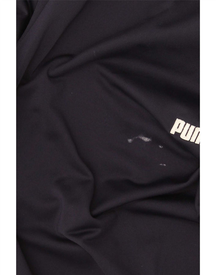 Puma Mens Tracksuit Trousers Joggers Large Navy Blue Polyester