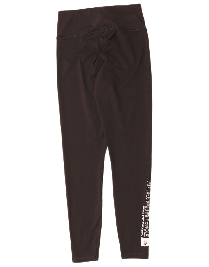 THE NORTH FACE Womens Graphic Leggings UK 8 Small  Black Polyester