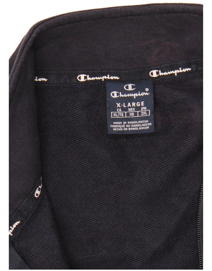 Champion Mens Tracksuit Top Jacket XL Navy Blue