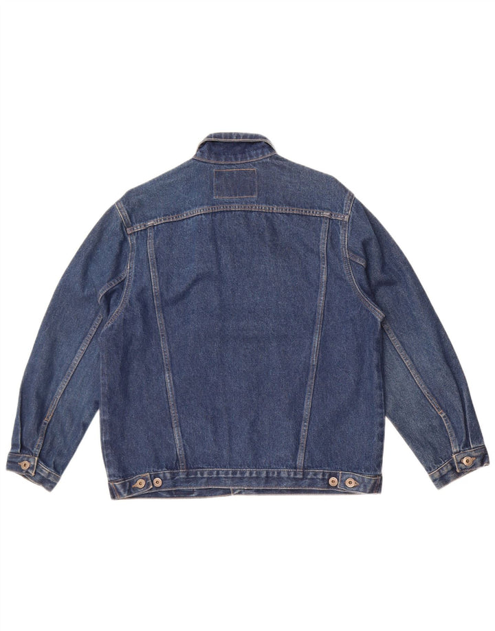 Guess Womens Denim Jacket UK 18 XL Blue Cotton