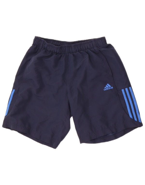 Adidas Mens Climalite Sport Shorts Medium Navy Blue Polyester