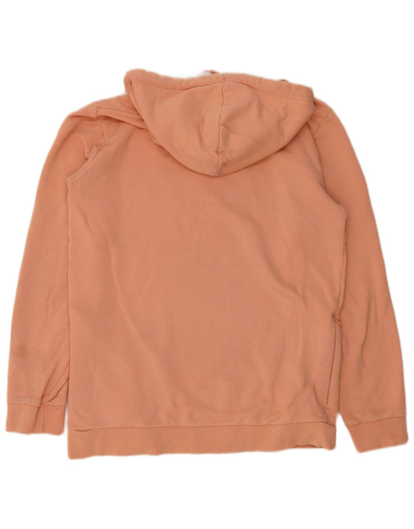 Adidas Womens Graphic Hoodie Jumper UK 14 Medium Pink
