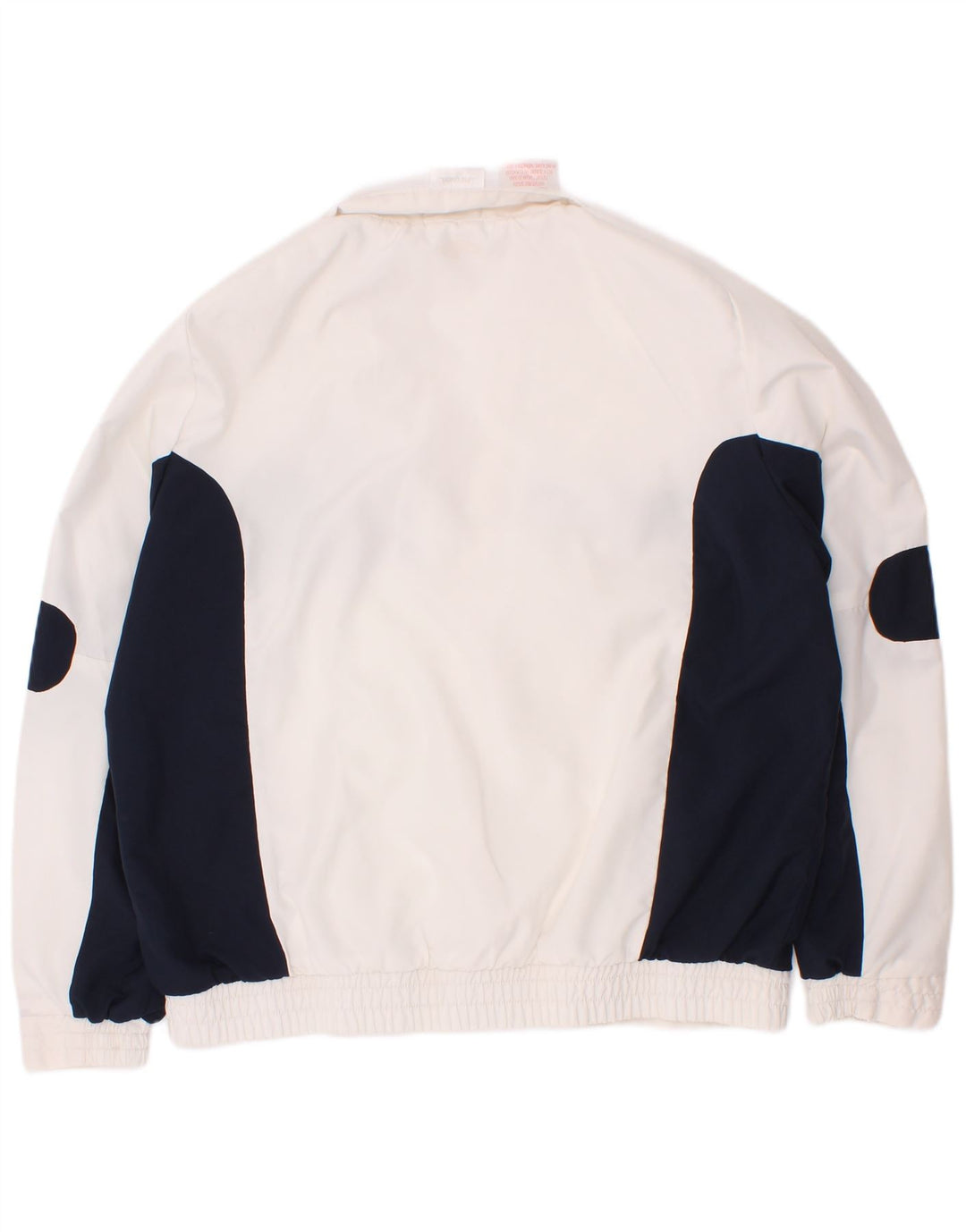 Adidas Boys Tracksuit Top Jacket 7-8 Years White Colourblock Polyester