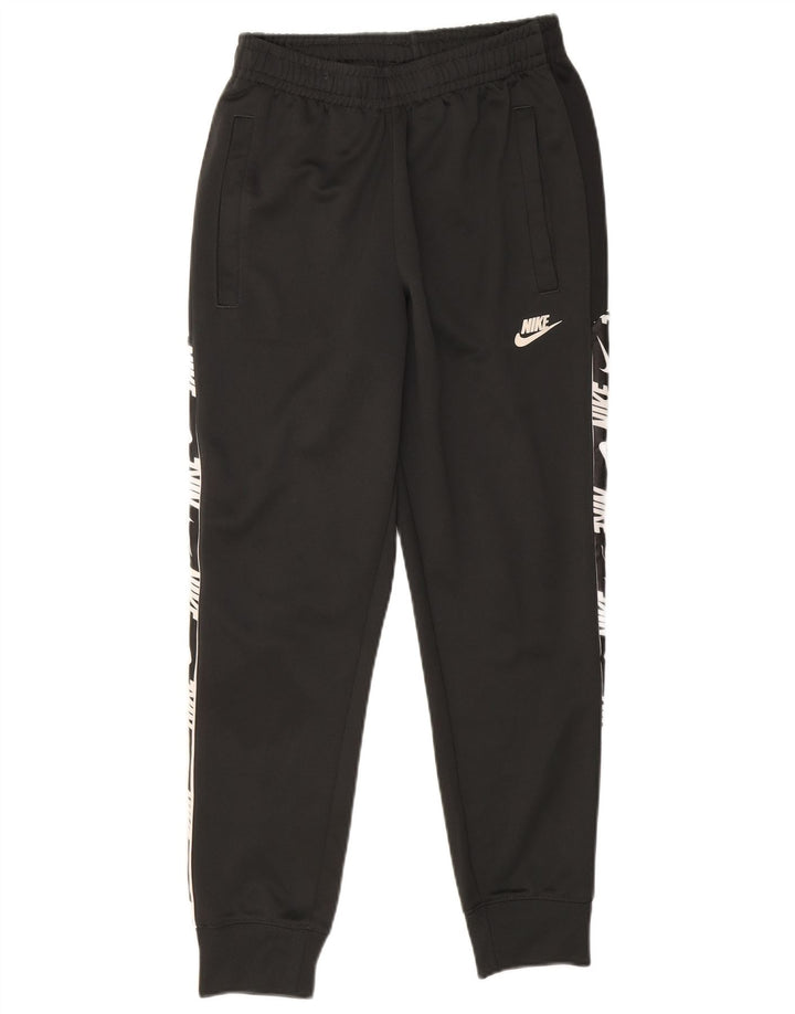 Nike Mens Graphic Tracksuit Trousers Joggers XS  Black Polyester