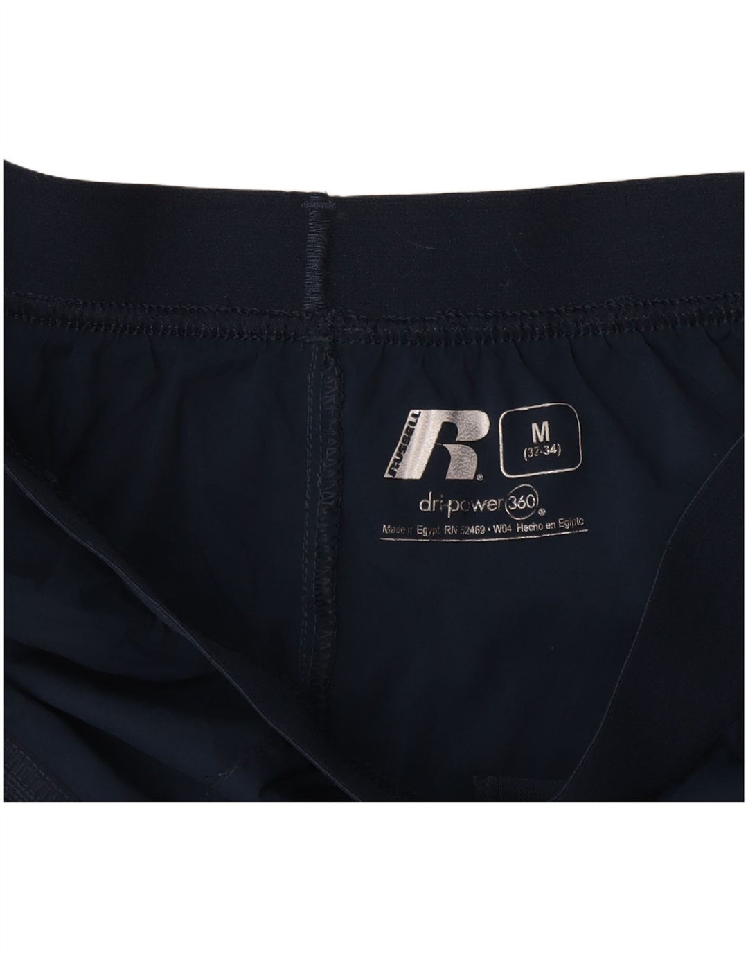 RUSSELL ATHLETIC Mens Dri-Power Sport Shorts Medium Navy Blue