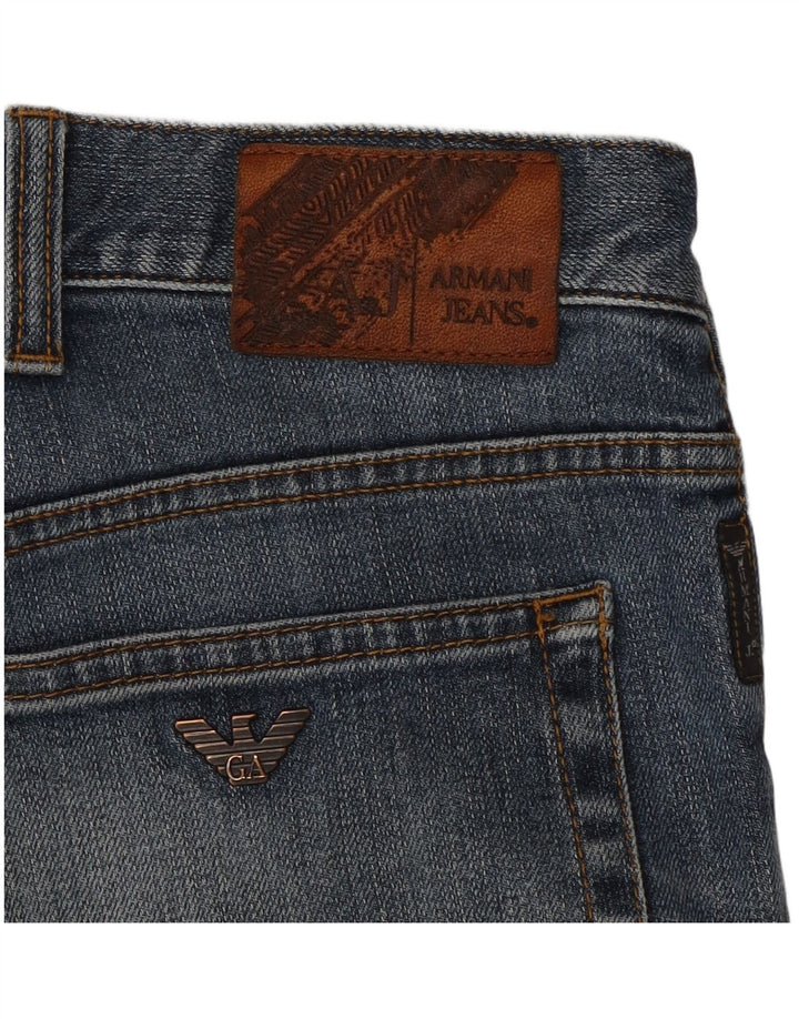 Armani Womens Slim Jeans W32 L29 Blue