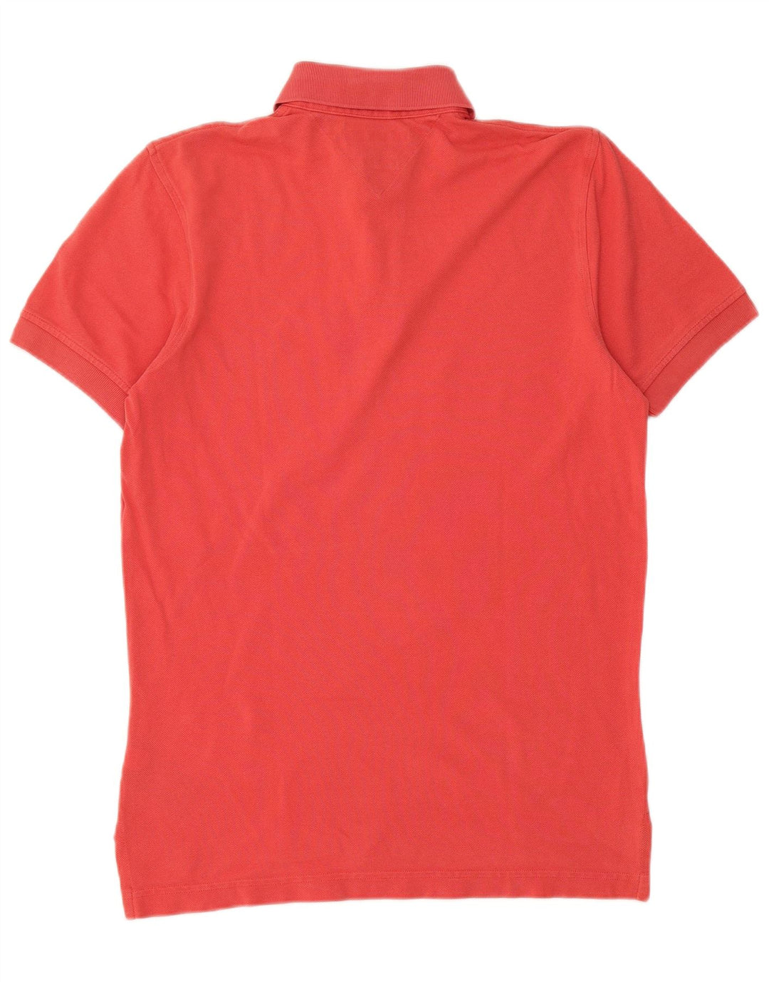 Tommy Hilfiger Mens Polo Shirt Small Red Cotton