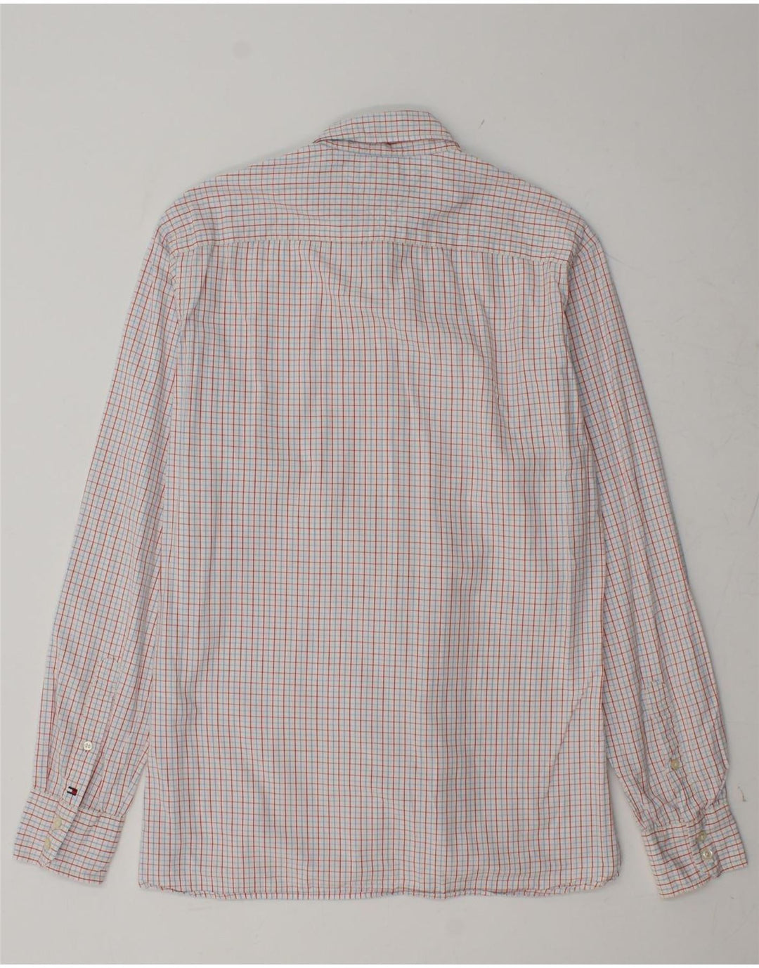 TOMMY HILFIGER Mens Shirt Medium Red Check Cotton