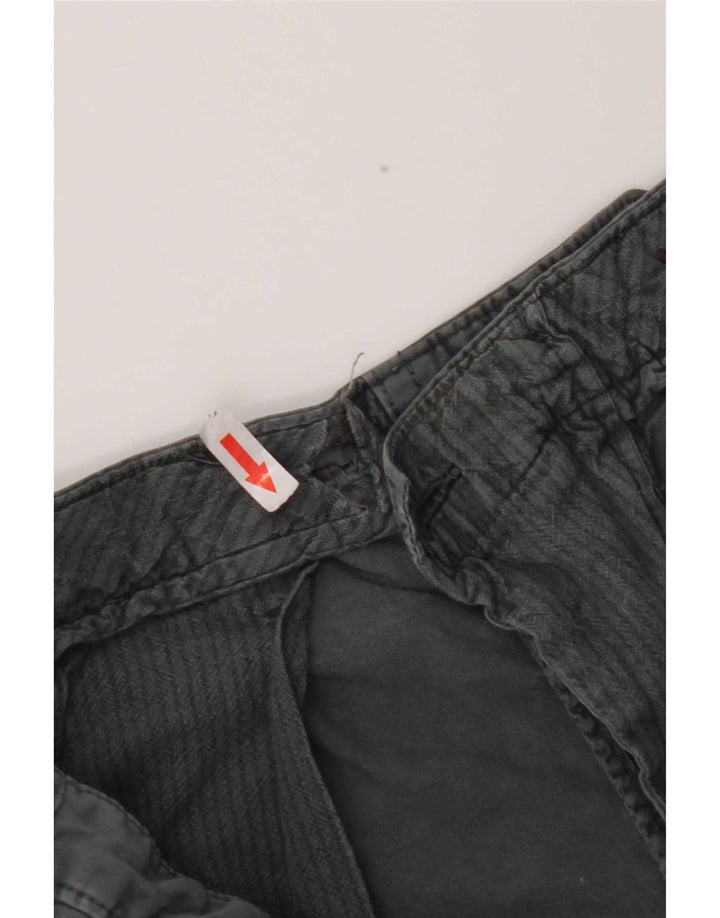 Marks & Spencer Womens Chino Shorts W36 Large Grey Cotton