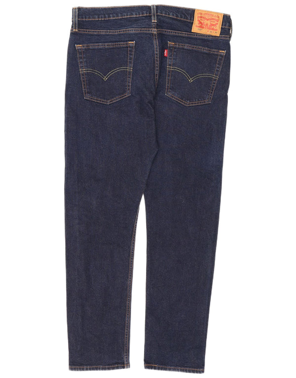 Levi's Mens 510 Skinny Jeans W34 L30 Navy Blue Cotton Classic