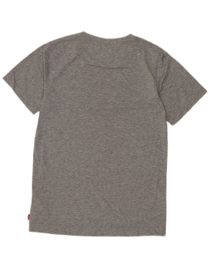 Levi's Boys Graphic T-Shirt Top 15-16 Years Grey Flecked Cotton