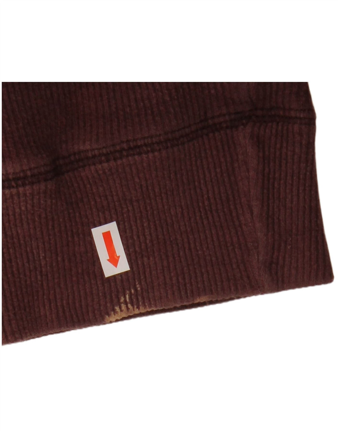 Fat Face Mens Zip Neck Sweatshirt Jumper Medium Burgundy Cotton