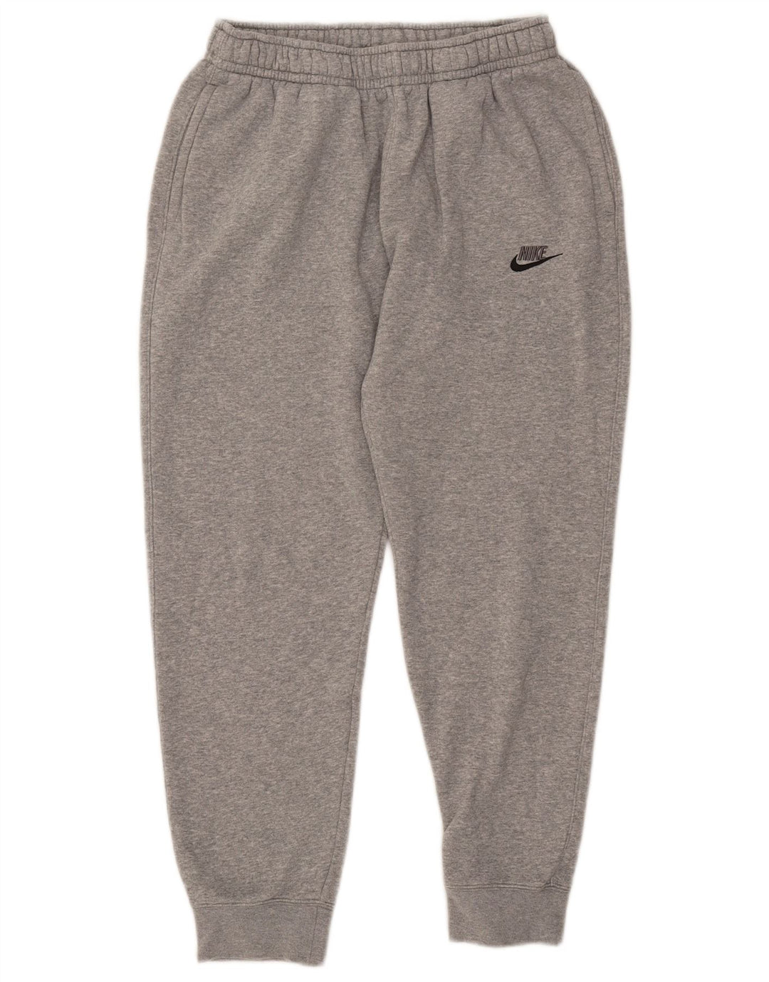 NIKE Mens Tracksuit Trousers Joggers Medium W30 L27 Grey Cotton
