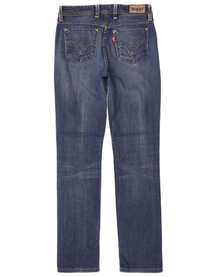 Levi's Womens Slim Jeans W29 L30 Blue Cotton