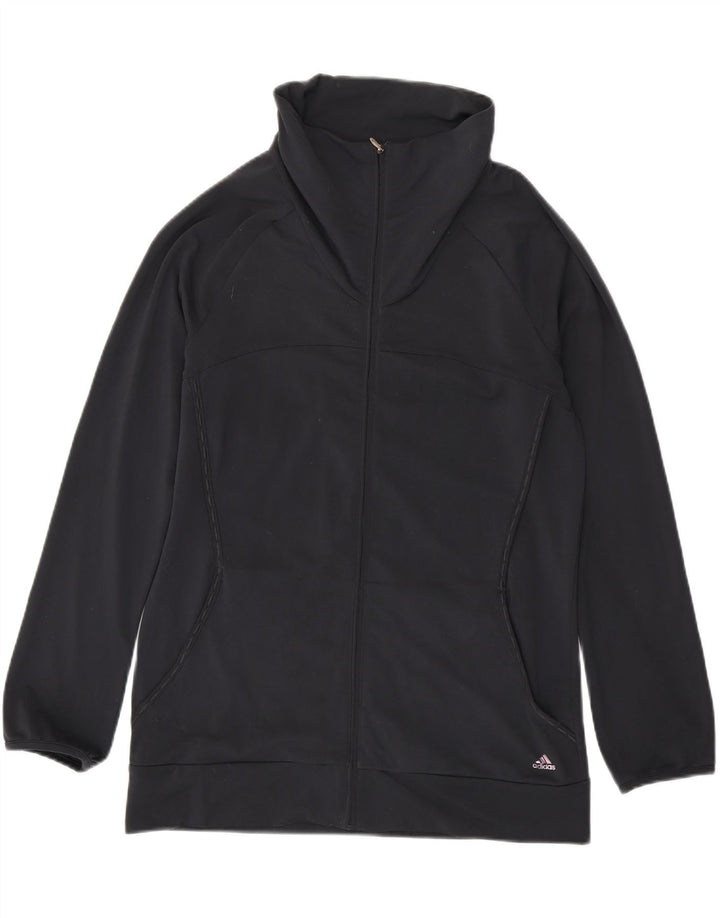 ADIDAS Womens Tracksuit Top Jacket UK 20 XL  Grey Polyester