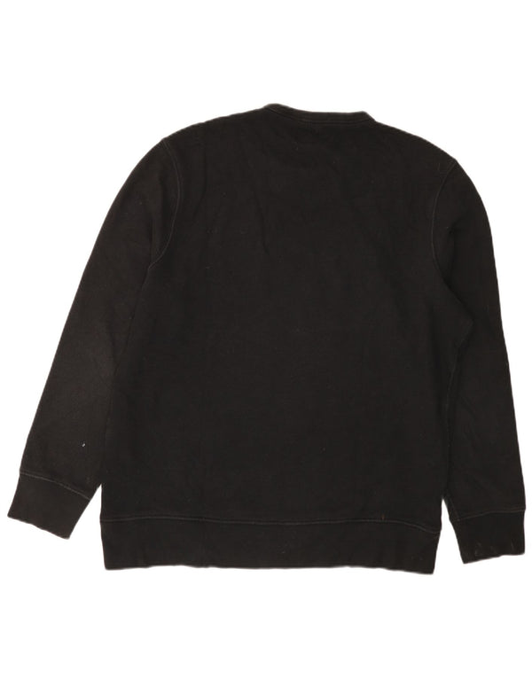 Levi's Mens Graphic Sweatshirt Jumper Large Black Cotton