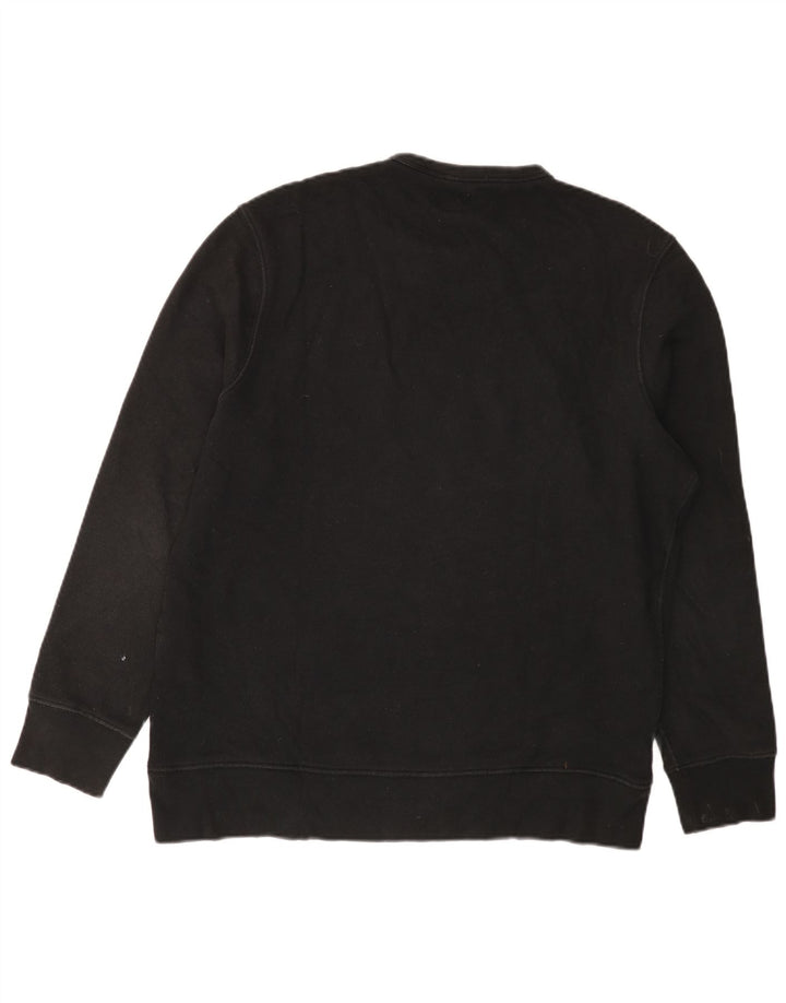 Levi's Mens Graphic Sweatshirt Jumper Large Black Cotton