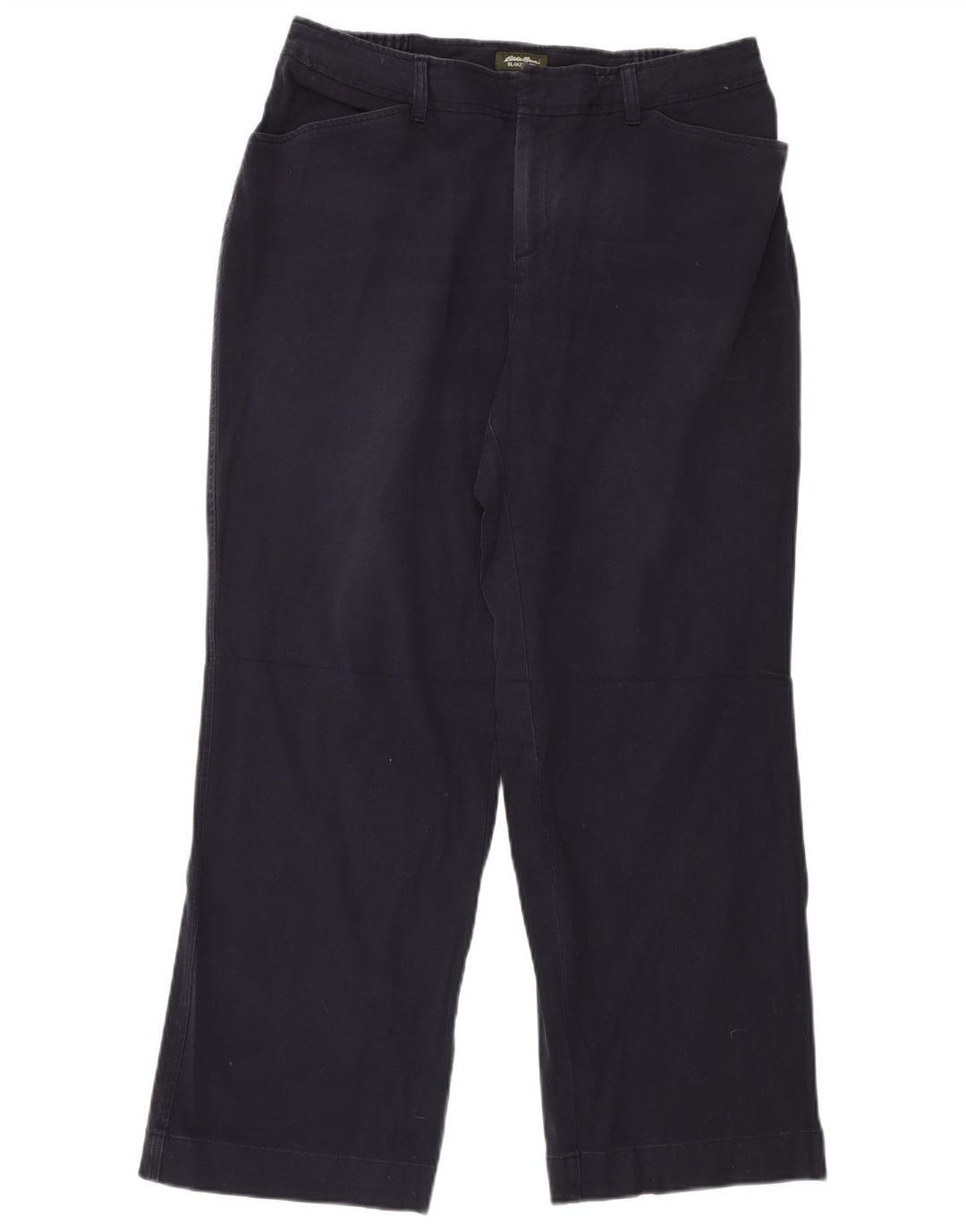 EDDIE BAUER Womens Blakely Fit Casual Trousers US 16 2XL W32 L32 Navy Blue