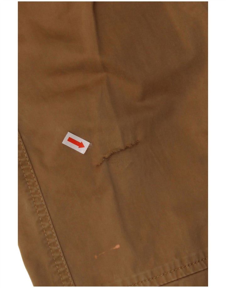 SUPERDRY Mens Straight Cargo Trousers W32 L32 Beige Cotton