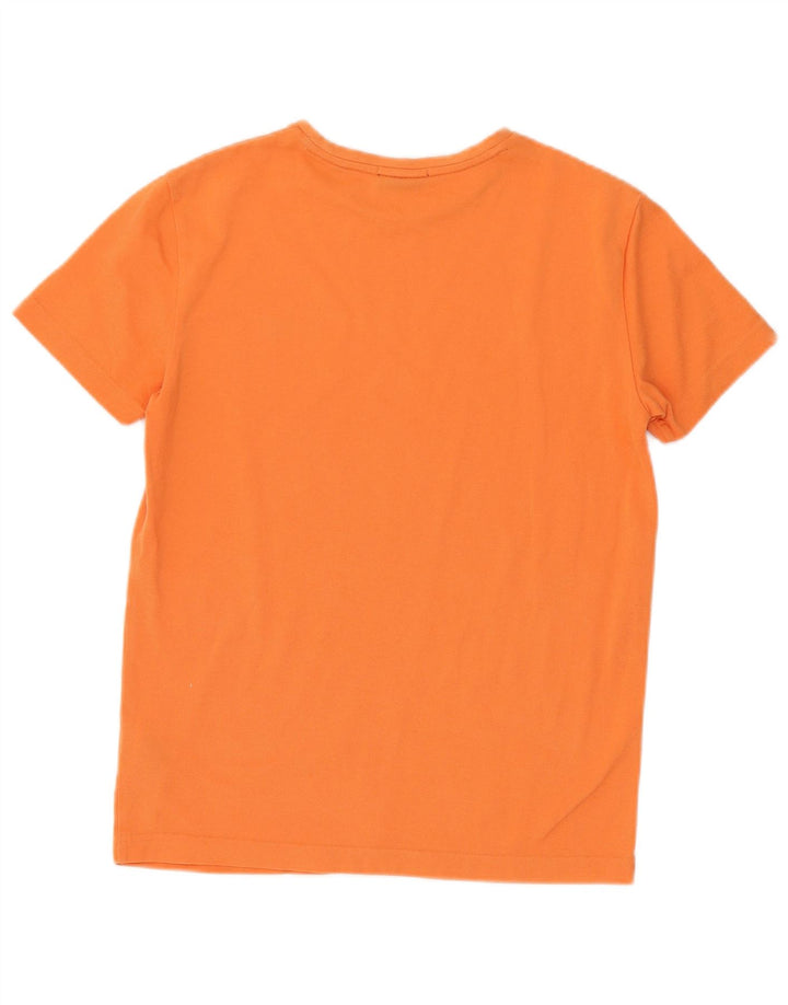 Gant Mens Slim Fit T-Shirt Top Medium Orange Cotton