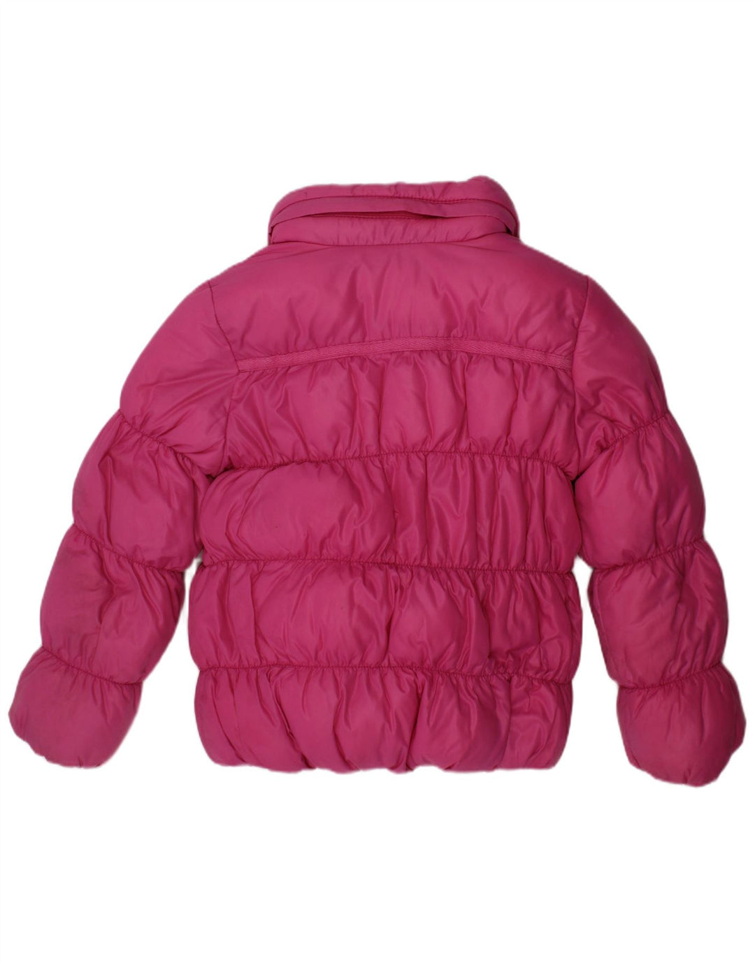 Dkny Girls Hooded Reversible Padded Jacket 4-5 Years Pink Polyester