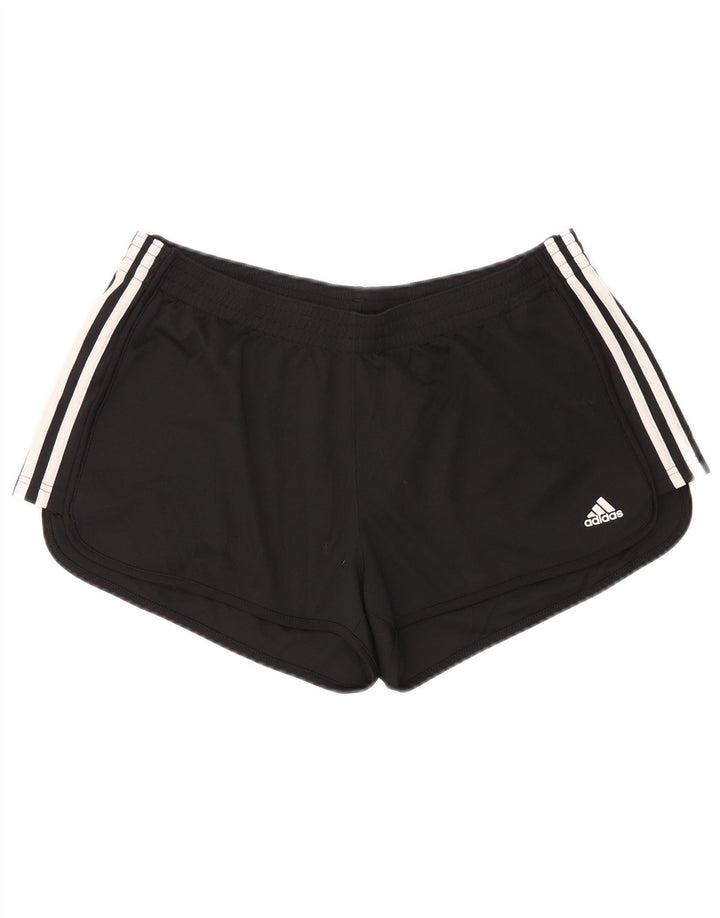 ADIDAS Womens Climalite Sport Shorts UK 18 XL  Black Polyester