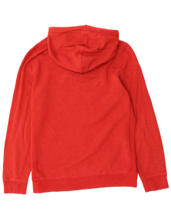 Abercrombie & Fitch Mens Graphic Hoodie Jumper Small Red Cotton