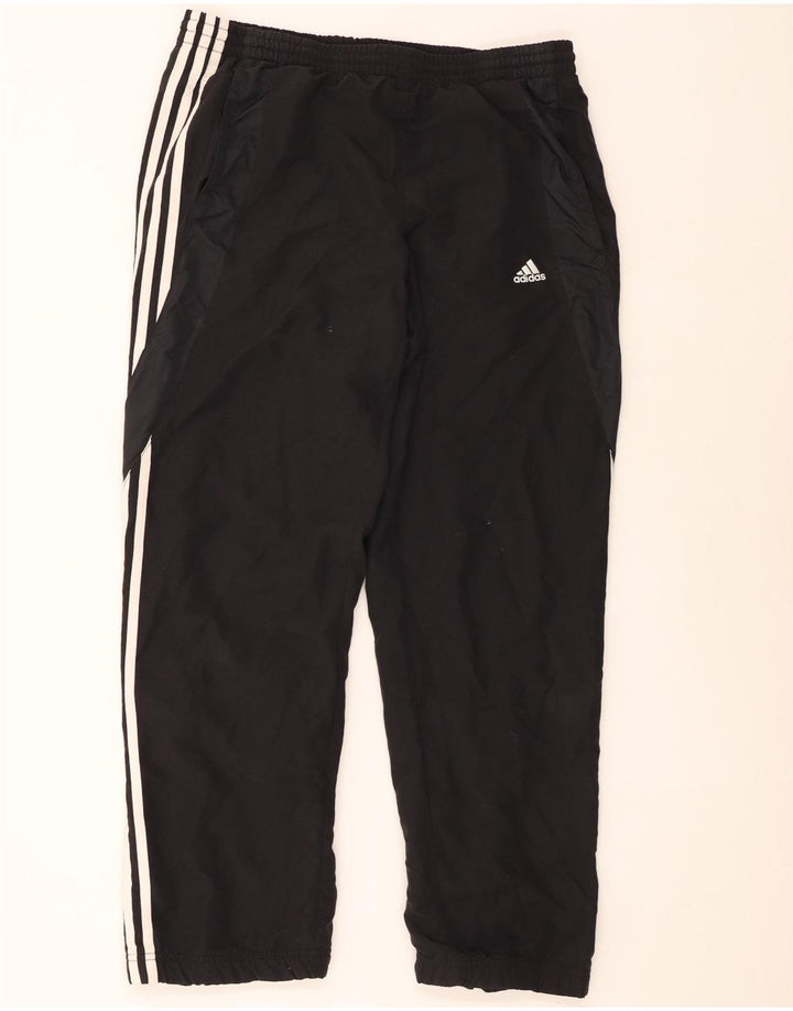 Adidas Mens Tracksuit Trousers Joggers Medium Black Polyester